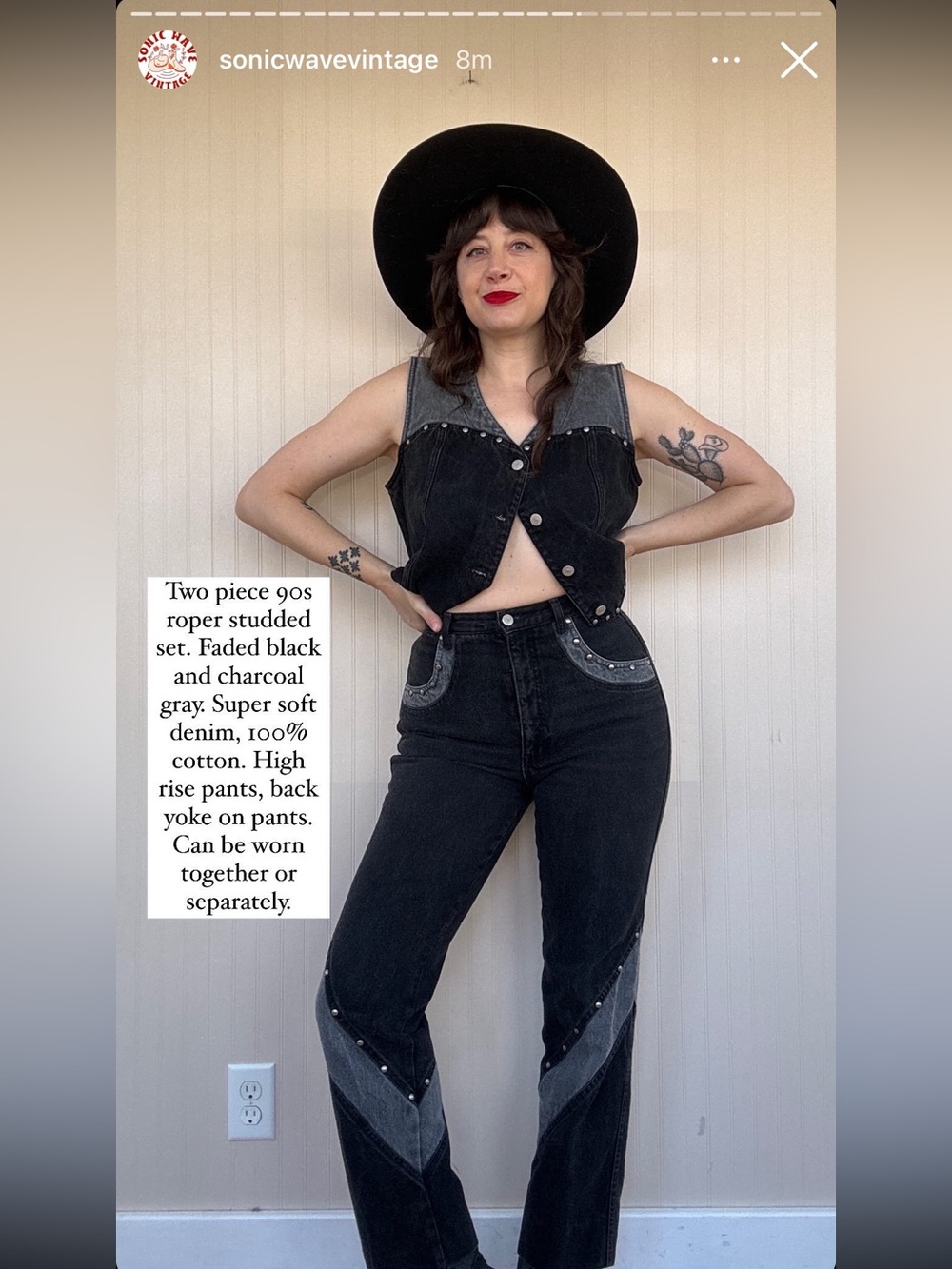 Vintage Roper western set! Size m / l